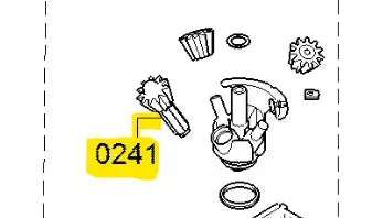 10028562 Převod do kuchyňského robotu Bosch | Siemens