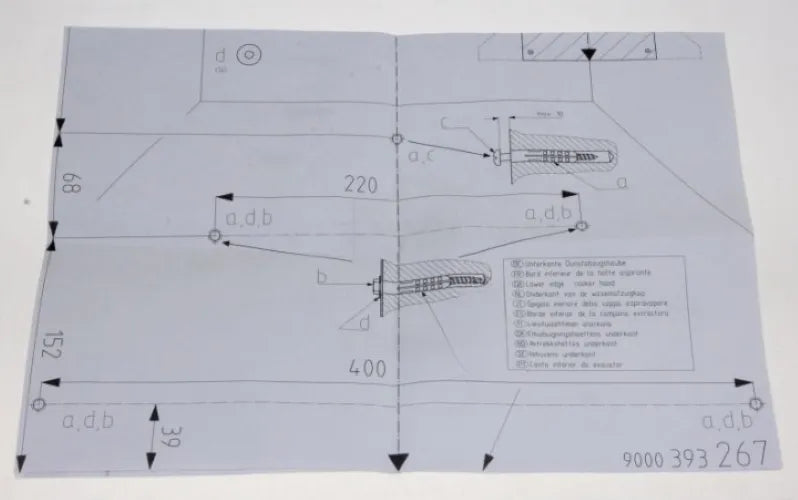00561318 Instalační manuál do odsavače par Bosch | Siemens