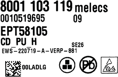 00631745 Naprogramovaný výkonový modul Bosch | Siemens