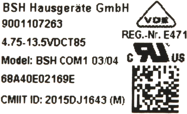 00636506 Connectivity modul Bosch | Siemens