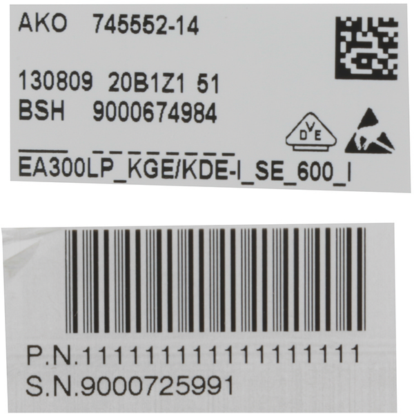 00655478 Programátor Bosch | Siemens