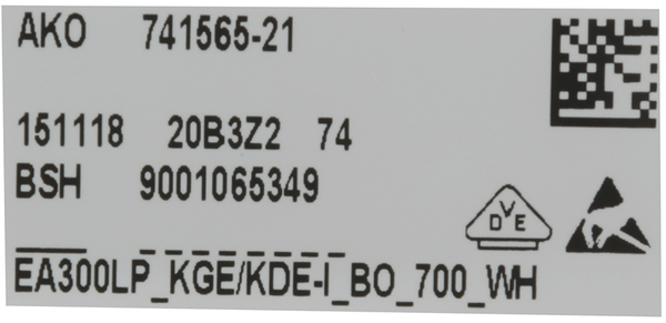 00658045 Programátor Bosch | Siemens