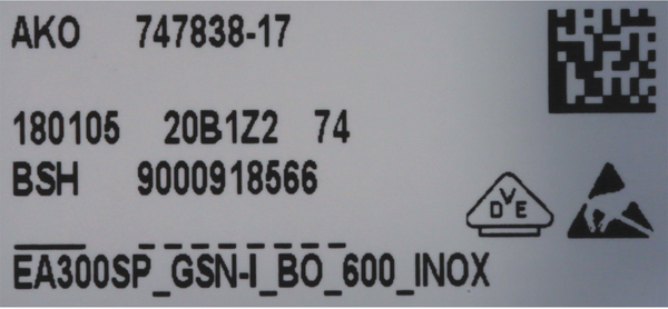 00740266 Nenaprogramovaný řídicí modul Bosch | Siemens