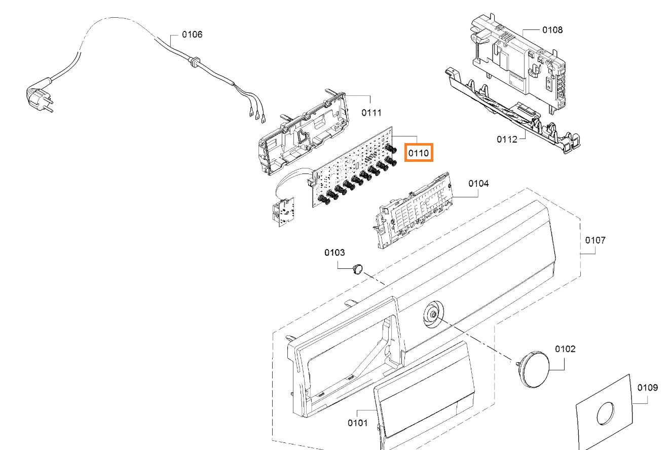 10021766 Modul do sušičky prádla Bosch | Siemens