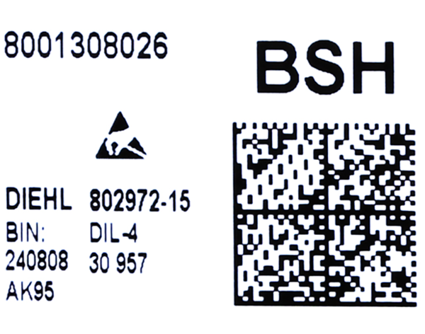 11056570 Ukazatel programu Bosch | Siemens