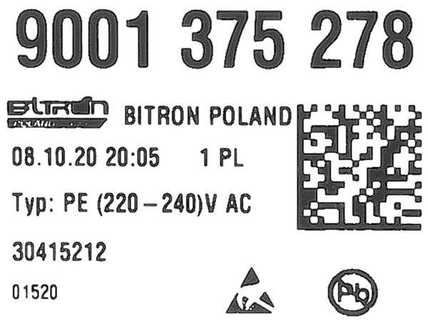 12006657 Naprogramovaný výkonový modul Bosch | Siemens