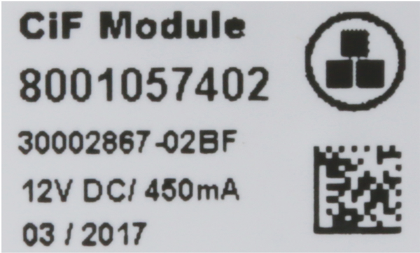 12017398 Řídící modul